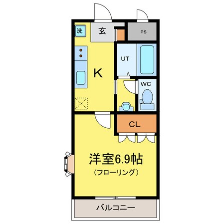 メゾンアイリスの物件間取画像